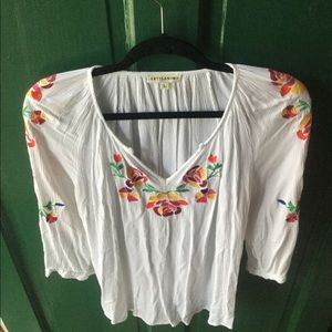 Embroidered Long Sleeve Shirt